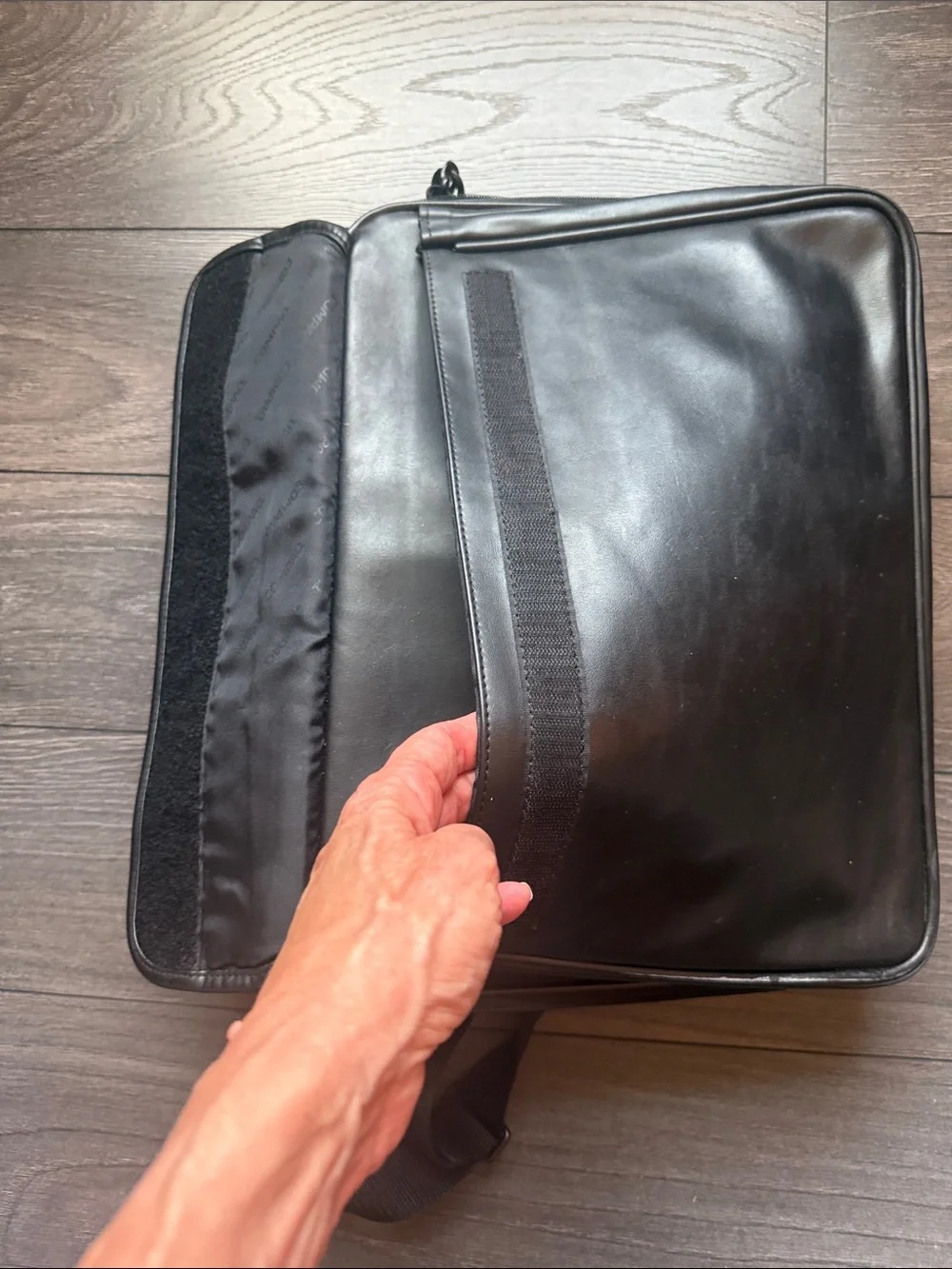 Black Professional Laptop Bag with Shoulder Strap